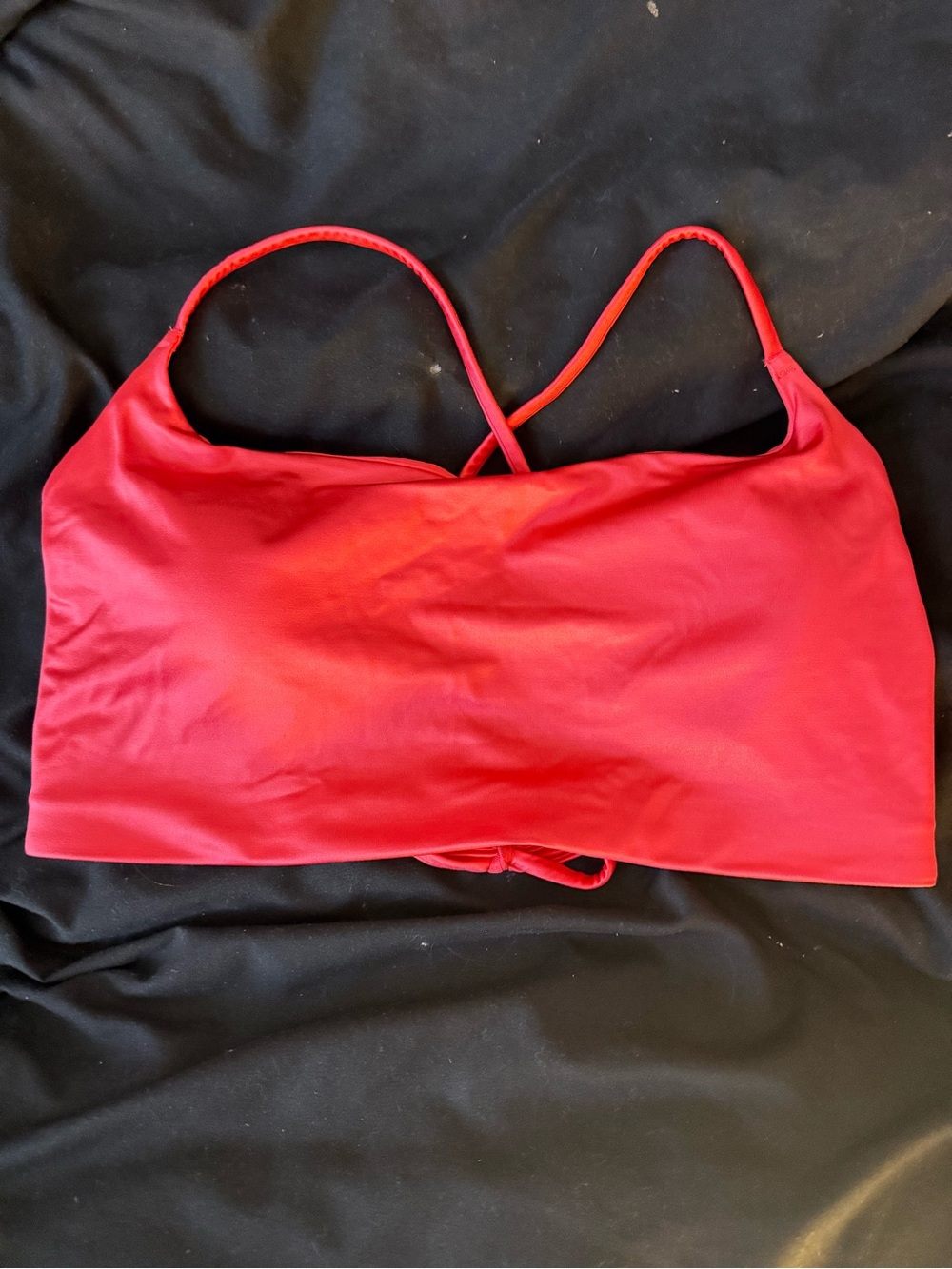 Victoria's Secret Red Strappy Sports Bralette